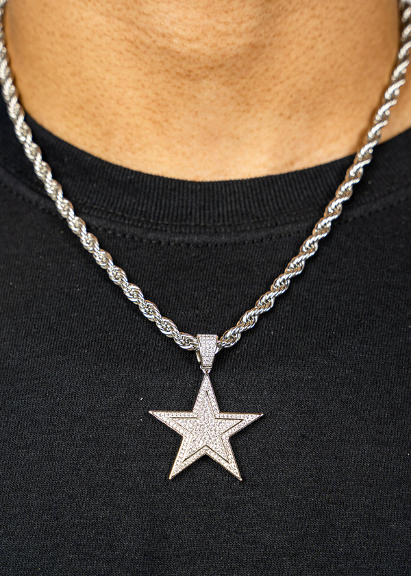 925 Sterling Silver - Star Pendant