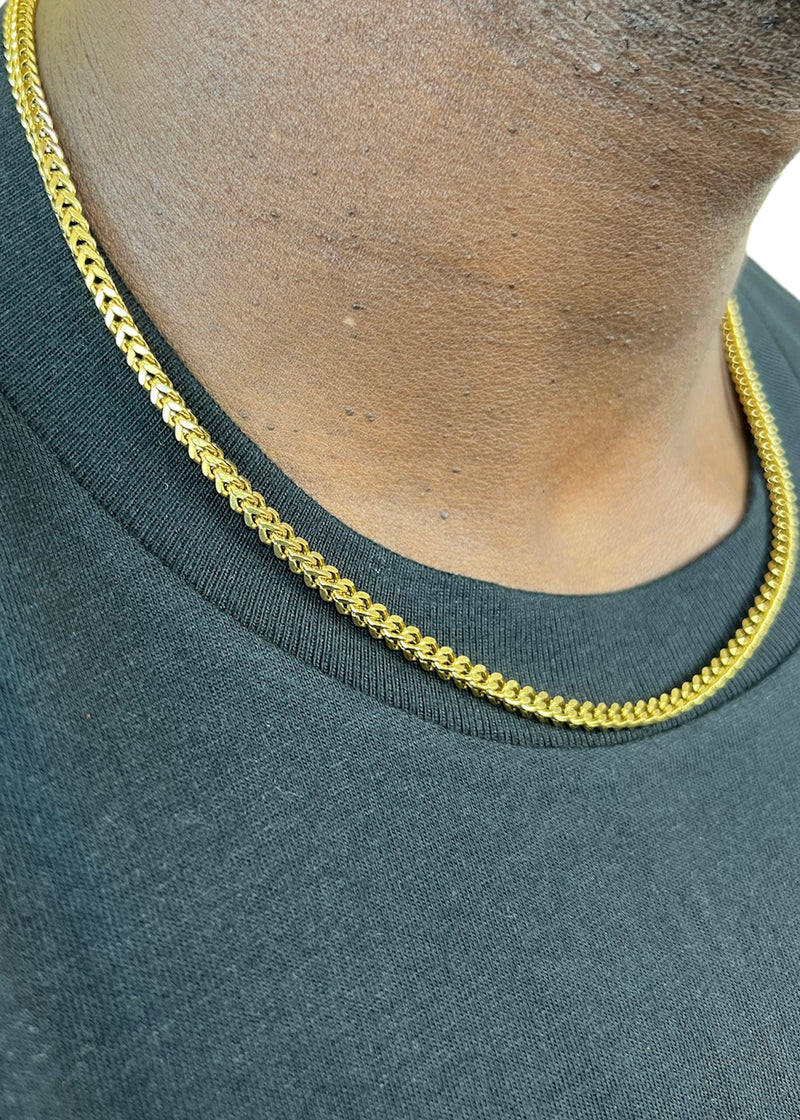 3mm Gold Franco Chain