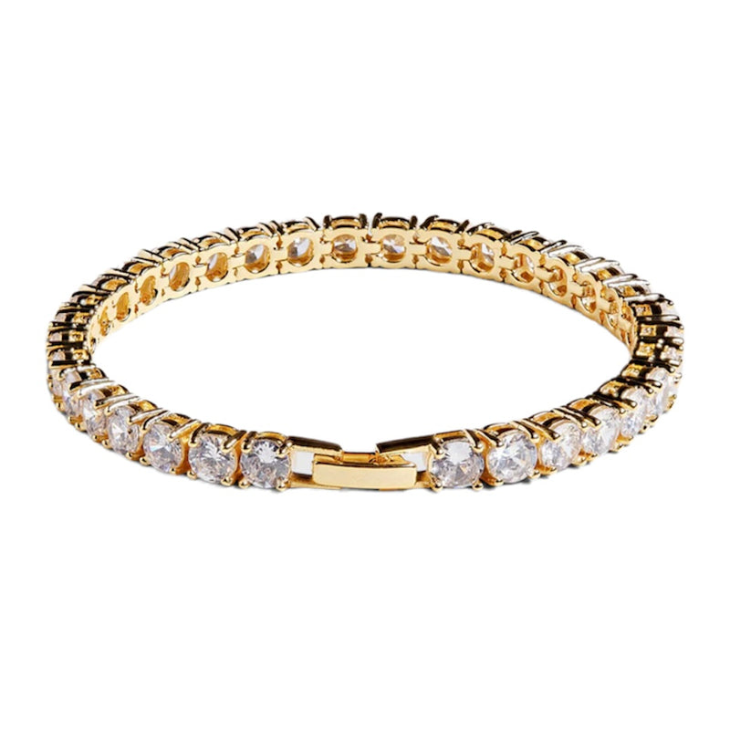 3mm Gold Tennis Bracelet