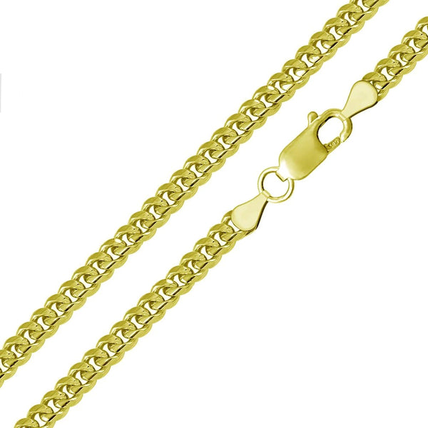 8mm Gold Cuban Link Chain