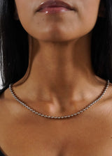 Women 925 Sterling Silver - 4mm Pelline Chain