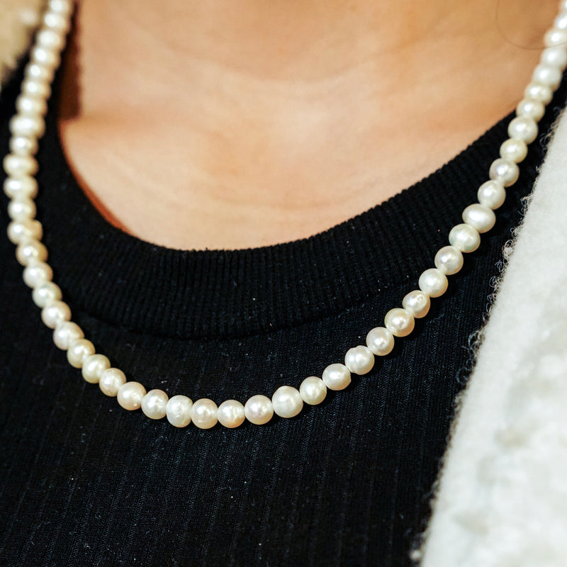 6mm Natural Freshwater Pearl Necklace