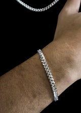 925 Sterling Silver - 6mm Cuban Link Bracelet