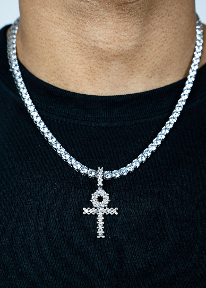 925 Sterling Silver - Ankh Cross Pendant