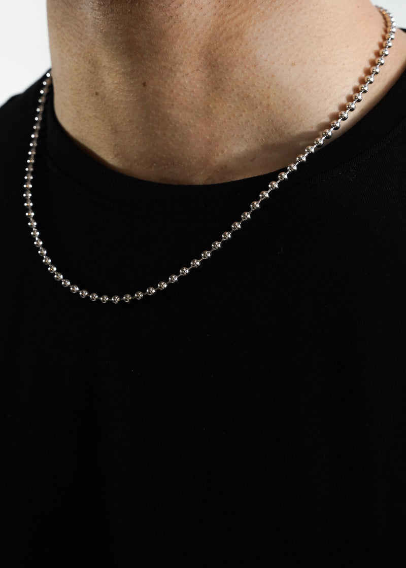 925 Sterling Silver - 4mm Pelline Chain