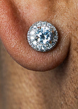 925 Sterling Silver - Dome Stud Earrings